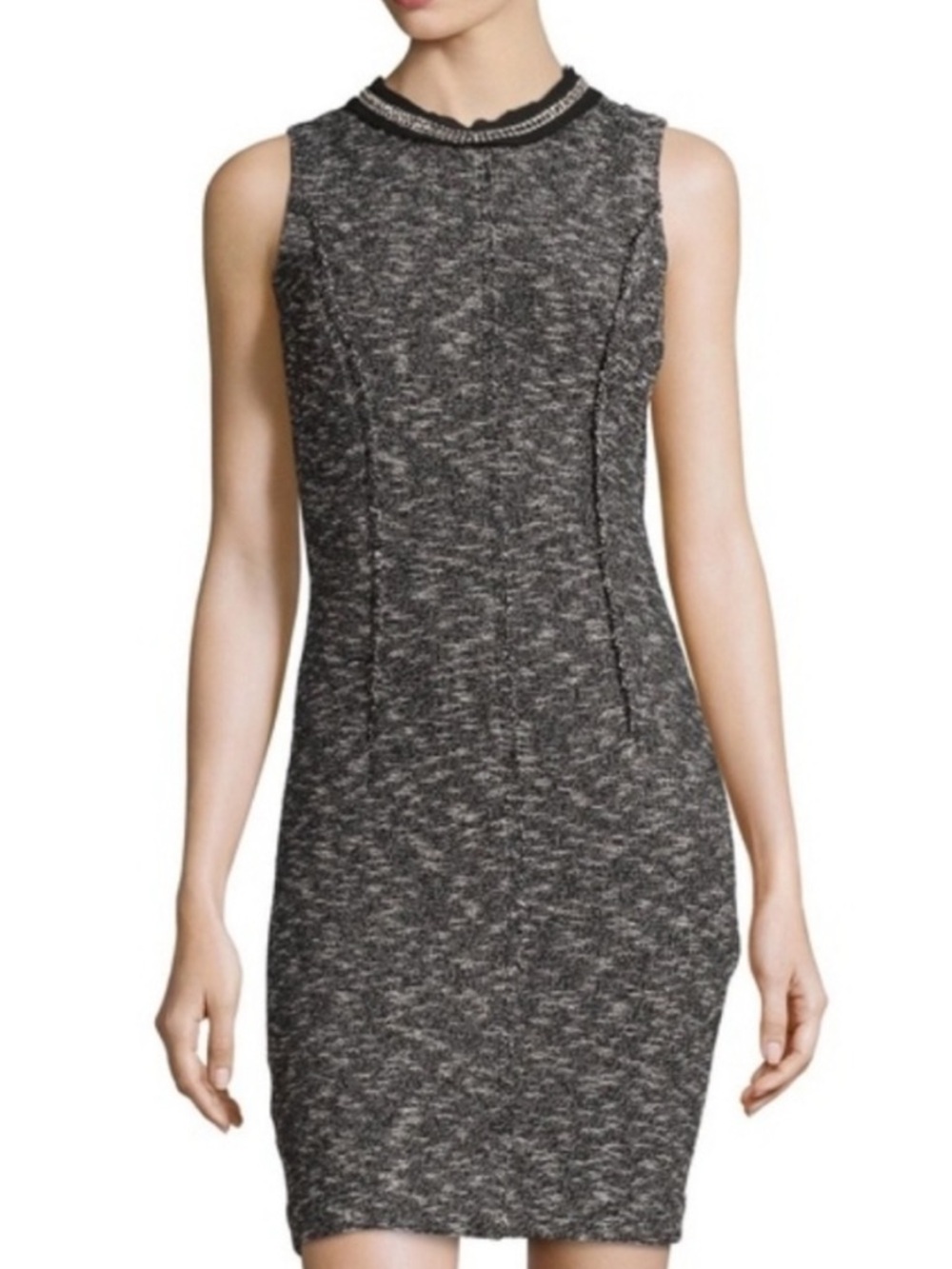 Rebecca Taylor Sleeveless Tweed Mini Dress Size 6